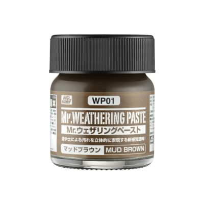 Mr Hobby Weathering Paste Mud Brown (40ml) WP-01