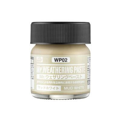 Mr Hobby Weathering Paste Mud White (40ml) WP-02