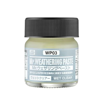 Mr Hobby Weathering Paste Wet Clear (40ml) WP-03