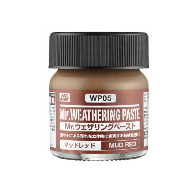 Mr Hobby Weathering Paste Mud Red (40ml) WP-05