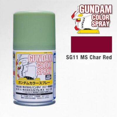 Mr Hobby Gundam Color Spray (10ml) MS Char's Red SG-11