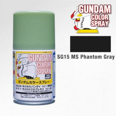 Mr Hobby Gundam Color Spray (10ml) Phantom Grey SG-15