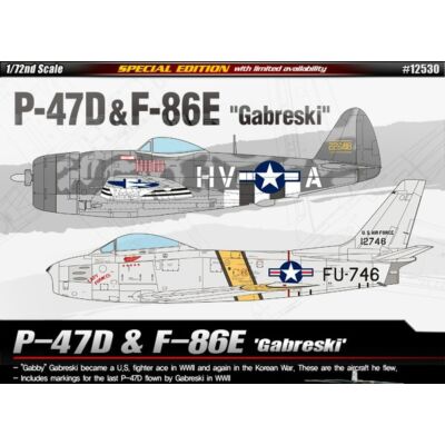 Academy P-47D   F-86E Gabreski 1:72 (12530)