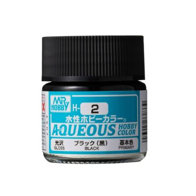 Mr Hobby Aqueous Hobby Color - Renew (10 ml) Black H-002