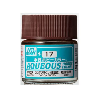 Mr Hobby Aqueous Hobby Color - Renew (10 ml) Cocoa Brown H-017