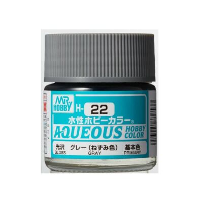 Mr Hobby Aqueous Hobby Color - Renew (10 ml) Gray H-022