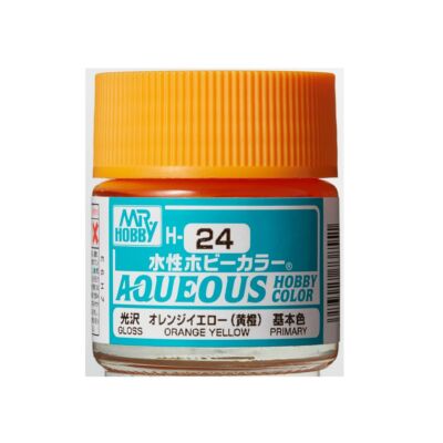 Mr Hobby Aqueous Hobby Color - Renew (10 ml) Orange Yellow H-024