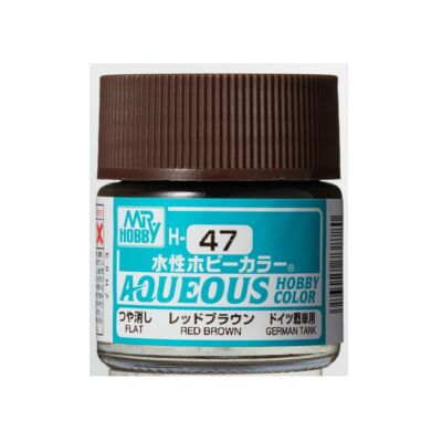 Mr Hobby Aqueous Hobby Color - Renew (10 ml) Red Brown H-047