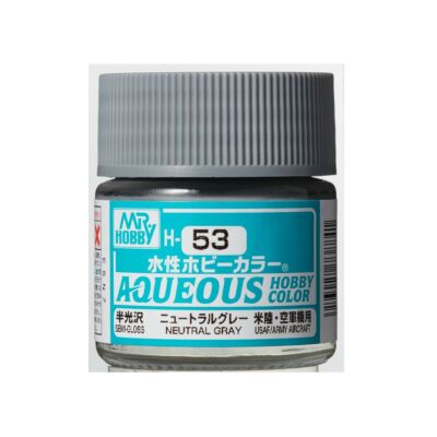 Mr Hobby Aqueous Hobby Color - Renew (10 ml) Neutral Gray H-053
