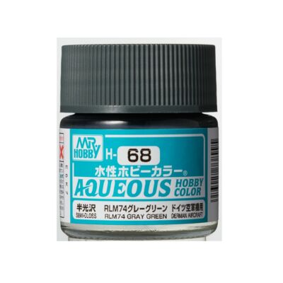 Mr Hobby Aqueous Hobby Color - Renew (10 ml) RLM74 Dark Gray H-068