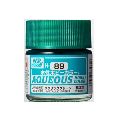 Mr Hobby Aqueous Hobby Color - Renew (10 ml) Metallic Green H-089