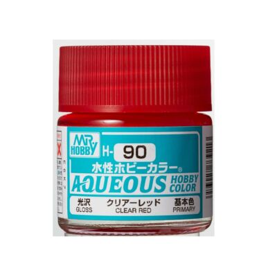 Mr Hobby Aqueous Hobby Color - Renew (10 ml) Clear Red H-090