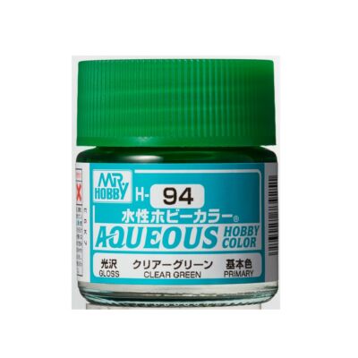 Mr Hobby Aqueous Hobby Color - Renew (10 ml) Clear Green H-094