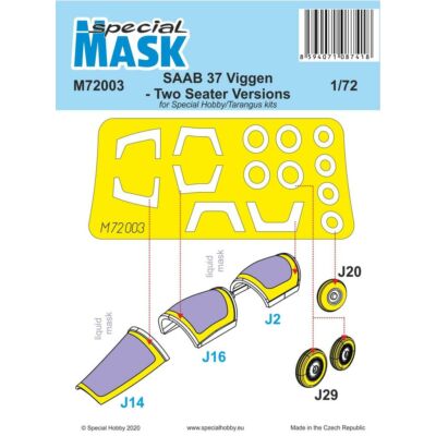 Special Hobby SAAB 37 Viggen Two Seater Mask 1:72 (M72003)