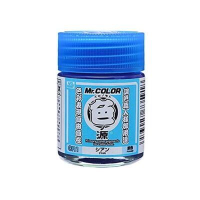 Mr Hobby Primary Color Pigments (18 ml) Cyan CR-1