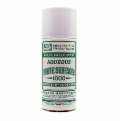 Mr Hobby Aqueous White Surfacer 1000 Spray B-612 (170ml)