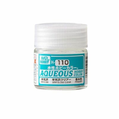Mr Hobby Aqueous Hobby Color - Renew Premium Clear Semi-Gloss (10 ml) H-110