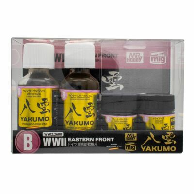 Mr Hobby/MIG Yakumo Weathering Color Set B WWII EASTERN FRONT WY-02