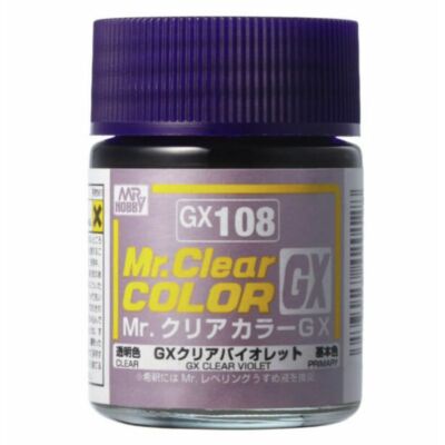 Mr. Hobby Mr. Color GX (18 ml) Clear Violet GX-108