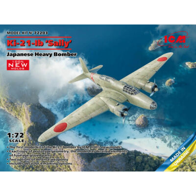 ICM Ki-21-Ib 'Sally', Japanese Heavy Bomber (100% new molds) 1:72 (72203)