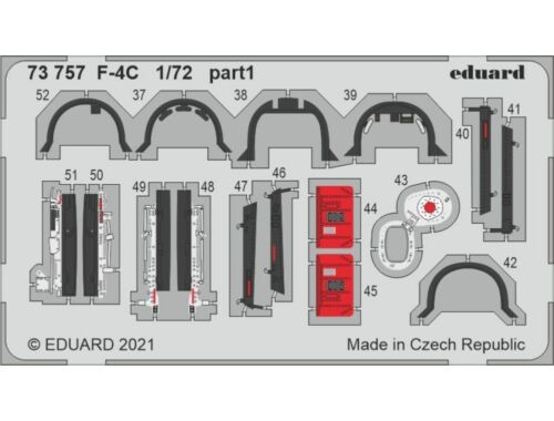 Eduard F-4C, for FINE MOLDS 1:72 (73757)