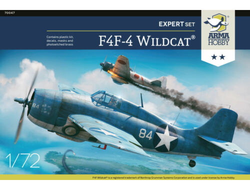 Arma Hobby F4F-4 Wildcat, Expert Set 1:72 (70047)