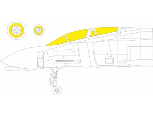 Eduard F-4C, for FINE MOLDS 1:72 (CX614)