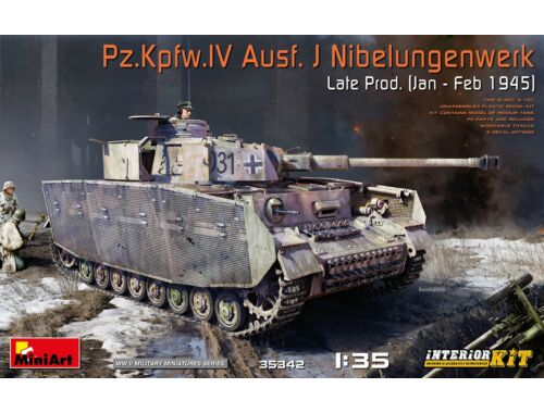 MiniArt Pz.Kpfw.IV Ausf. J Nibelungenwerk Late (1945) Interior Kit 1:35 (35342)
