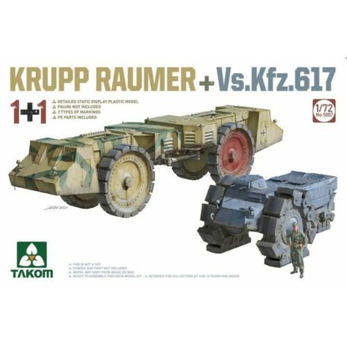Takom Krupp Räumer +Vs.Kfz.617 1:72 (TAK5007)