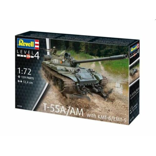 Revell T-55A/AM with KMT-6/EMT-5 1:72 (03328)