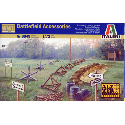 Italeri Battlefield Accesories WWII 1:72 (6049)