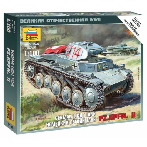Zvezda German Panzer II 1:100 (6102)