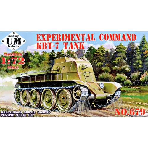 Unimodels Experimental command KBT-7 Tank 1:72 (T679)