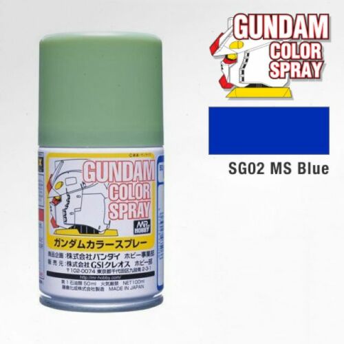 Mr Hobby Gundam Color Spray (10ml) MS Blue SG-02
