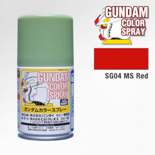 Mr Hobby Gundam Color Spray (10ml) MS Red SG-04