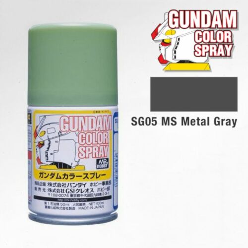 Mr Hobby Gundam Color Spray (10ml) MS Grey SG-05