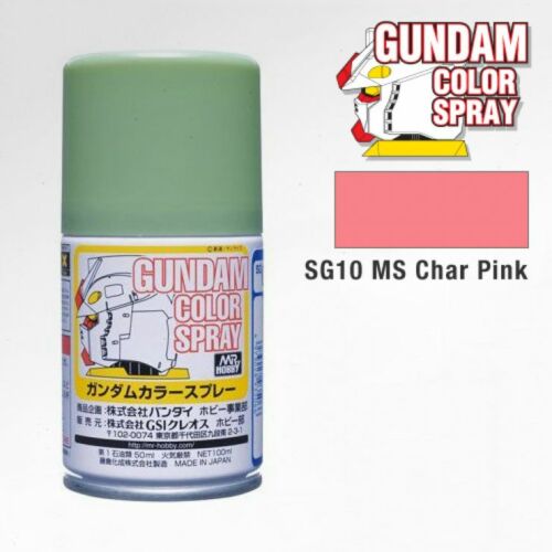 Mr Hobby Gundam Color Spray (10ml) MS Char's Pink SG-10