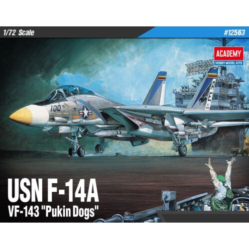 Academy USN F-14A "VF-143 Pukin Dogs" 1:72 (12563)