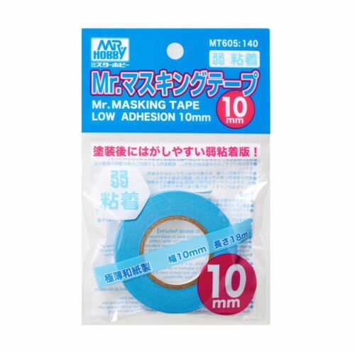 Mr Hobby Mr. Masking Tape Low Adhesion (10mm) MT-605