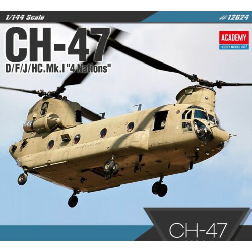 Academy CH-47D/F/J/HC.Mk.1 "4 Nations" 1:144 (12624)