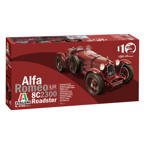 Italeri 1:12 Alfa Romeo 8C/2300 1931-33 (4708)