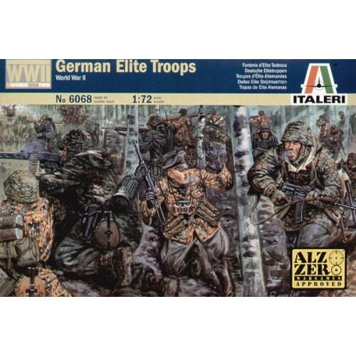 Italeri 1:72 WW2 German Elite Troops (SS) (6068)
