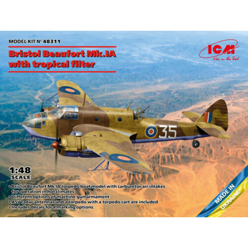 ICM Bristol Beaufort Mk.IA with tropical filter 1:48 (48311)