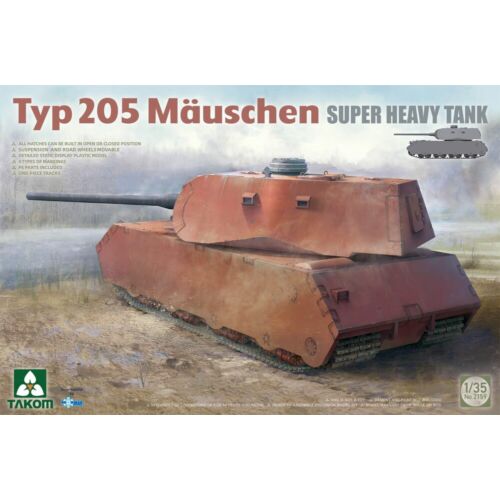 Takom Typ 205 Mauschen Super Heavy Tank 1:35 (TAK2159)