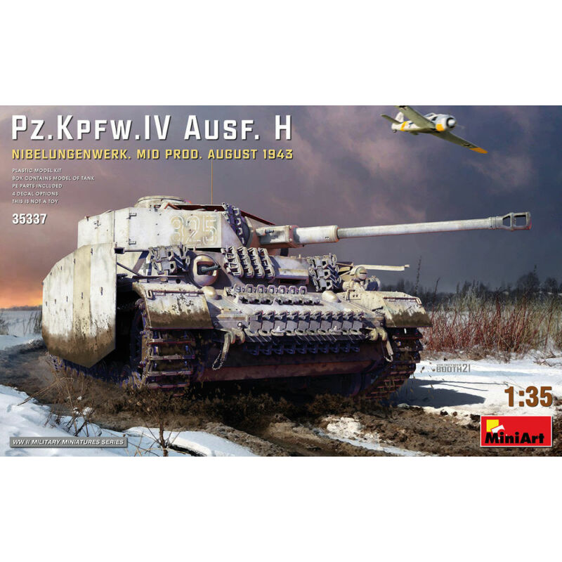 Miniart Pz.Kpfw.IV Ausf. H Nibelungenwerk. Mid Prod. (August 1943) 1:35 (35337)