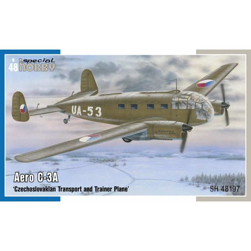 Special Hobby Aero C-3A Czechoslovakian Transport and Trainer Plane 1:48 (100-SH48197)