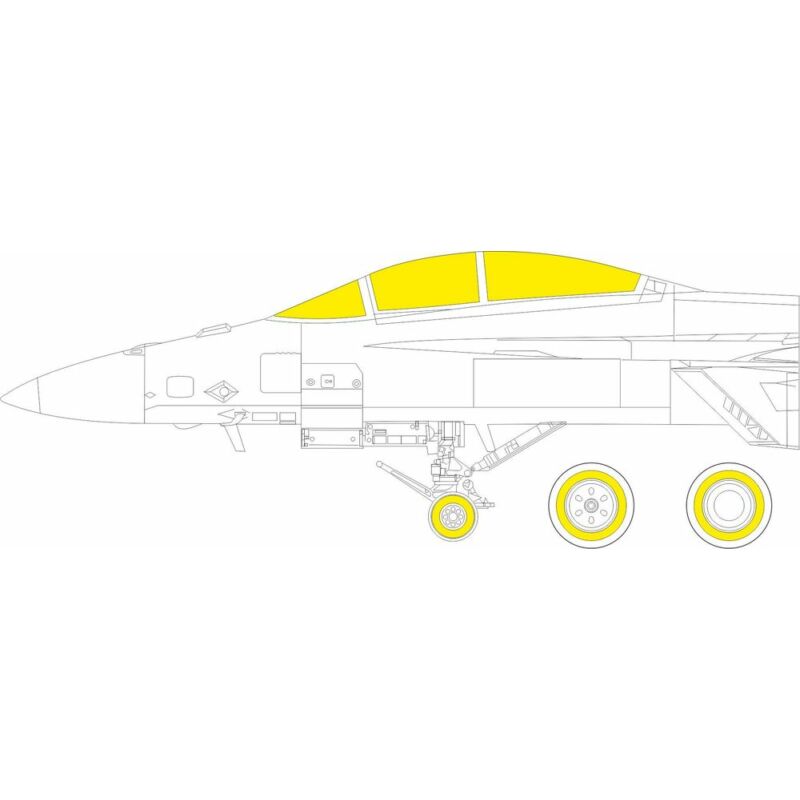 Eduard F/A-18F, for REVELL 1:32 (JX282)