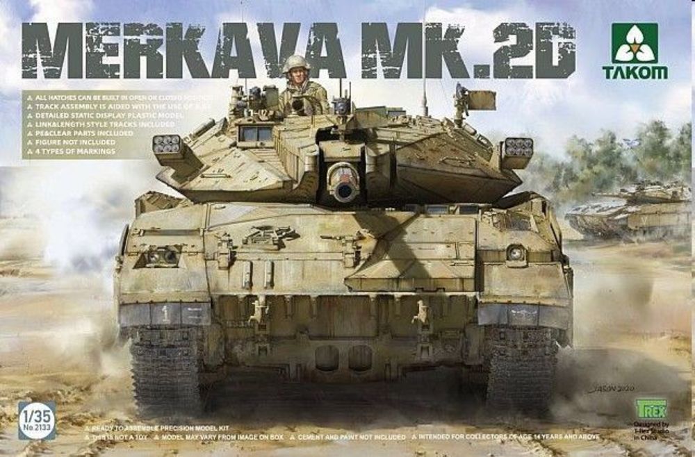Takom Merkava 2D Israel Defence Forces Battle Tank 1:35 (TAK2133)