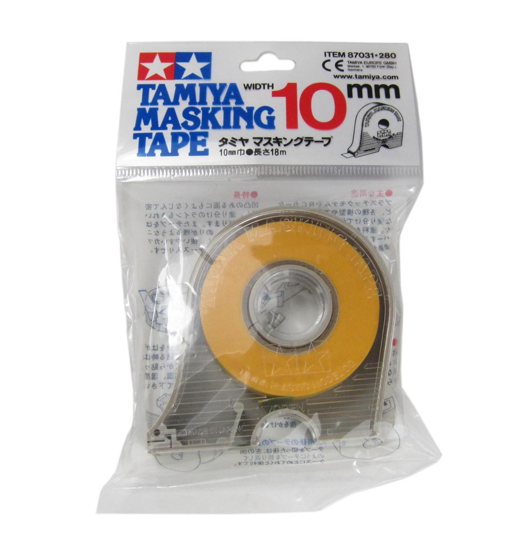 Tamiya Masking Tape 10mm/18m w/Dispender (tépővel) (87031)