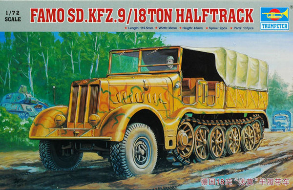 Trumpeter Sd.Kfz. 9 Famo 18 t Zugkraftwagen 1:72 (7203)
